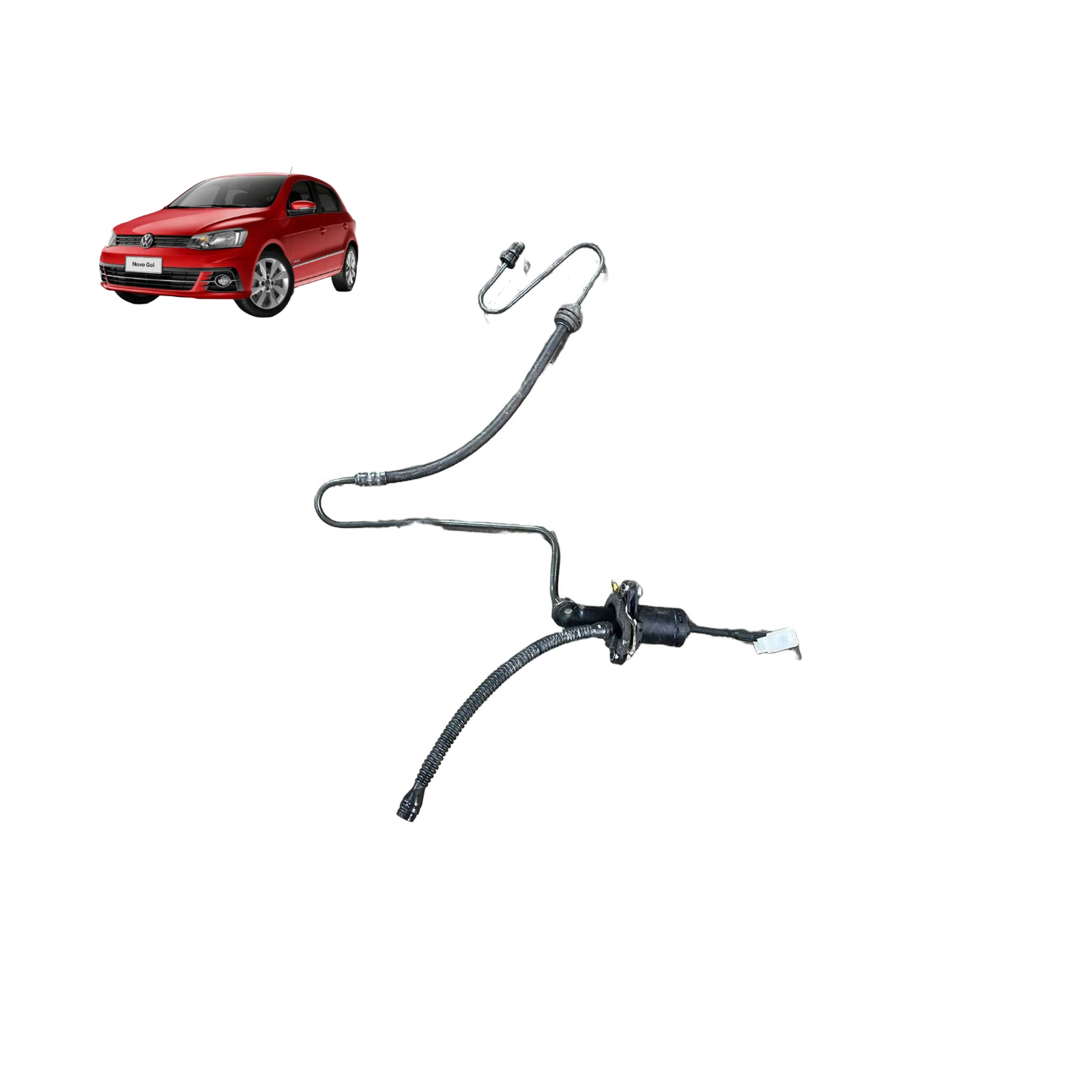 atuador pedal embreagem vw gol voyage G7 G8 2017 a 2023