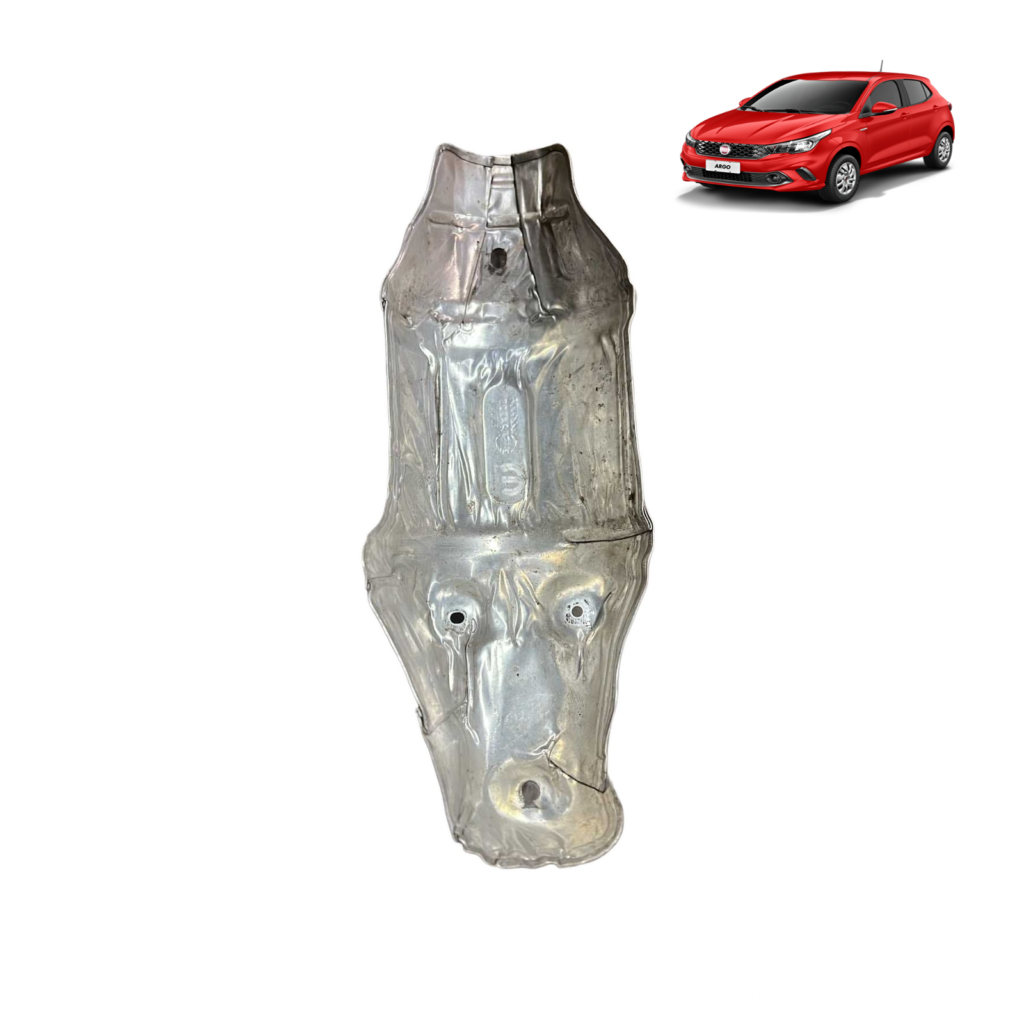 defletor calor escape fiat argo 1.o 3cc 2017 a 2023 52033747