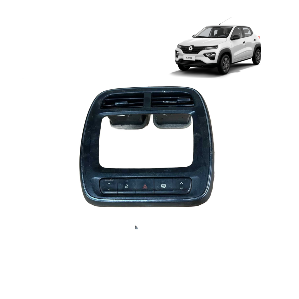Moldura Painel Central Difusor ar Renault Kwid 2020 a 2024