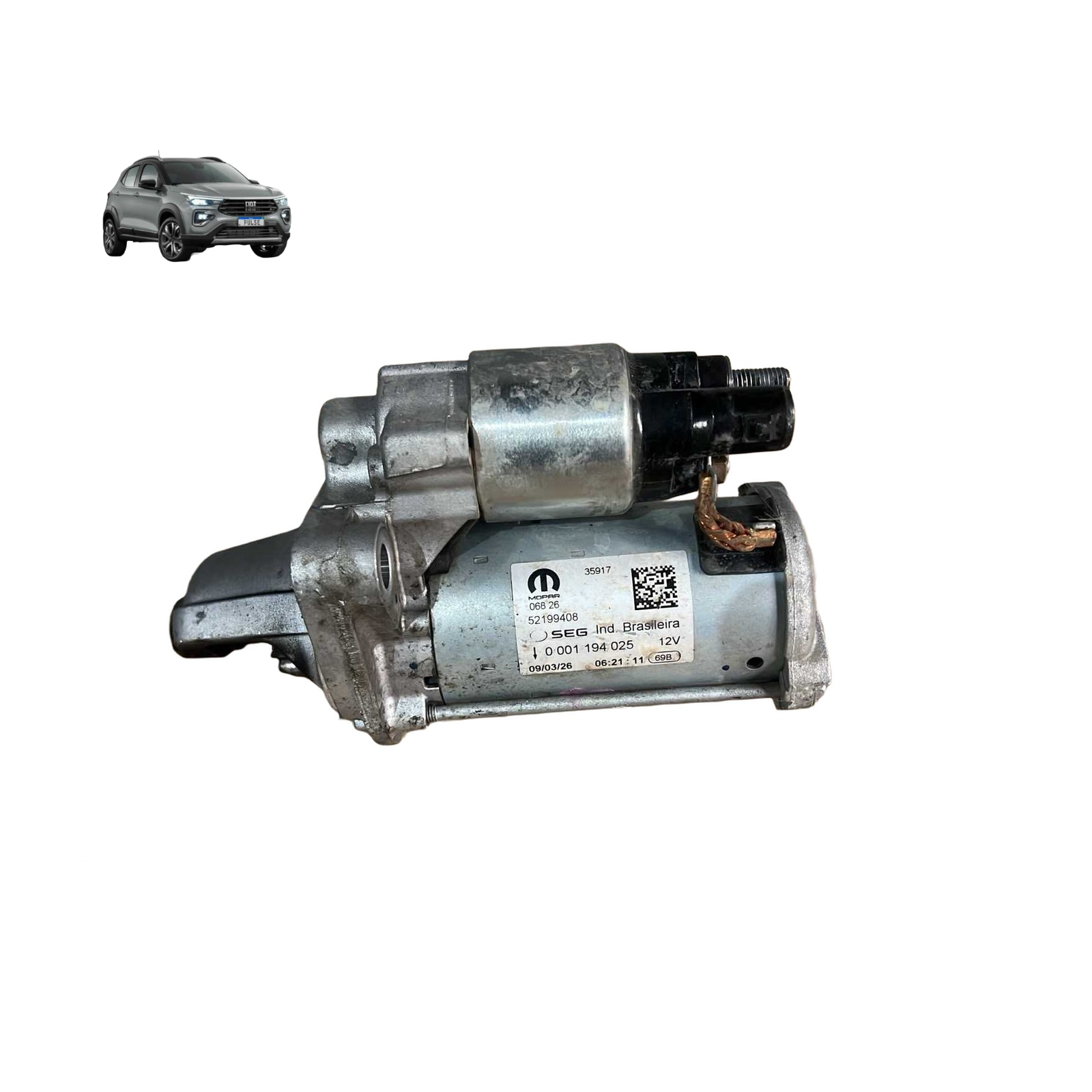 Motor Partida Arranque Fiat Pulse Fastback Argo 1.0 18 a 24