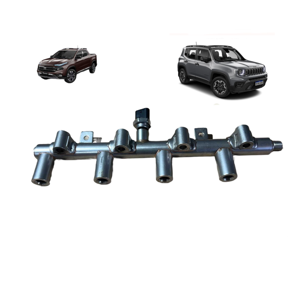 flauta bico injetor fiat toro jeep renegade 1.3 2020 a 2025