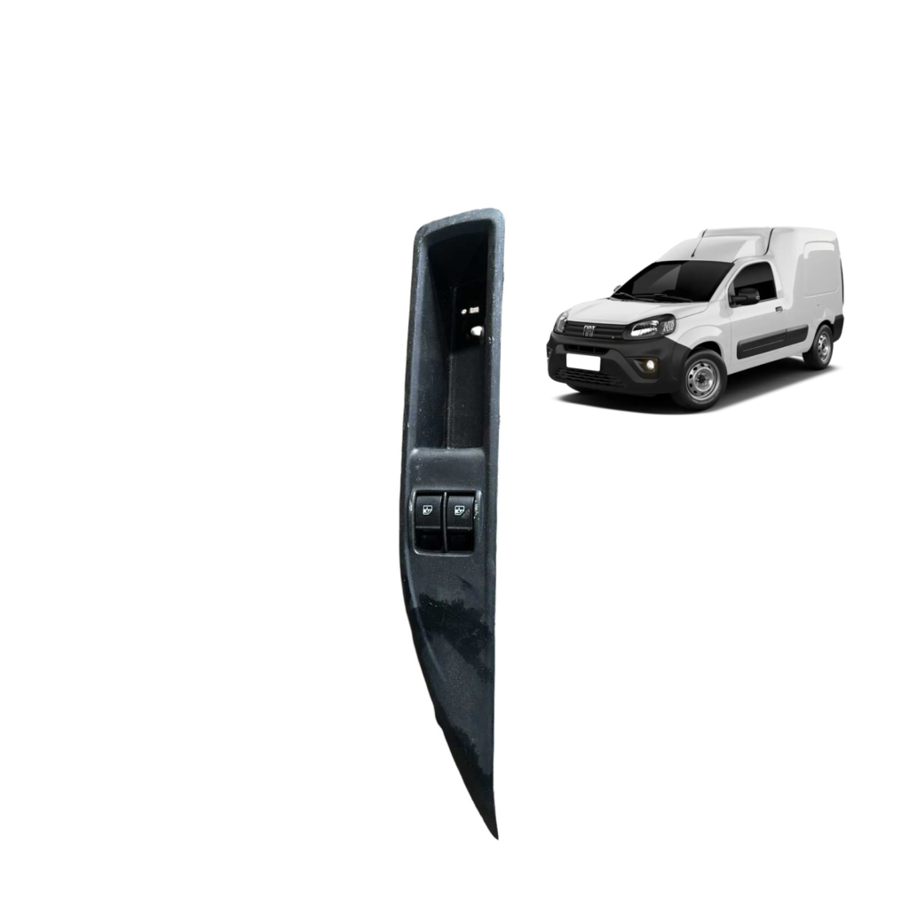 moldura botao vidro dianteiro esquerdo fiat fiorino 2022