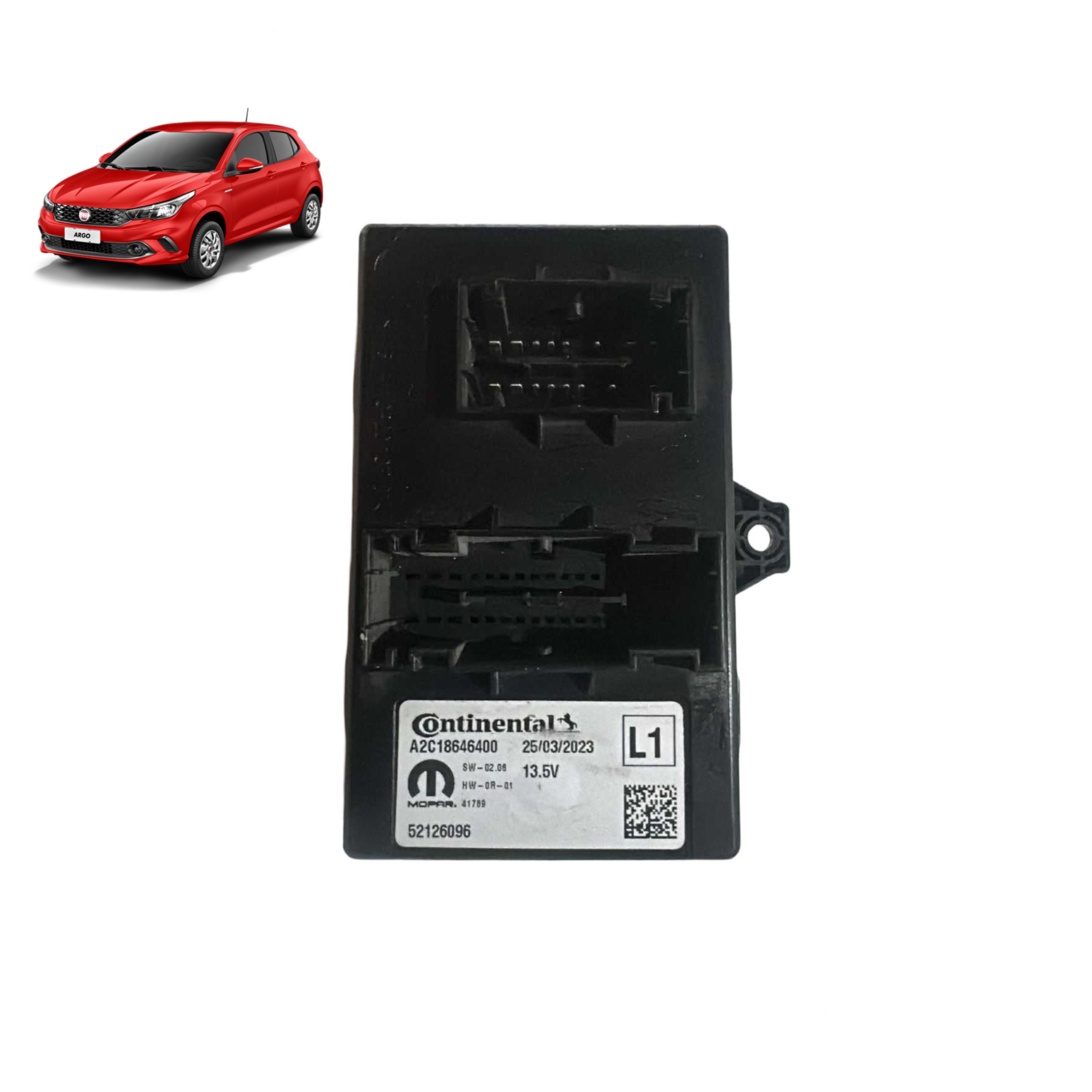 modulo conforto fiat argo cronos L1 2018 a 2022 A2C18646400