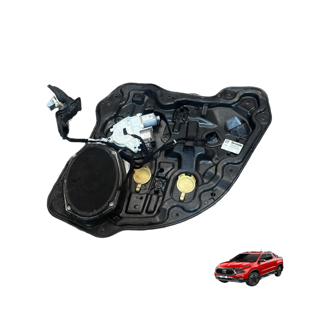 MAQUINA VIDRO PORTA FIAT TORO TRASEIRA DIREITA 2016 A 2022